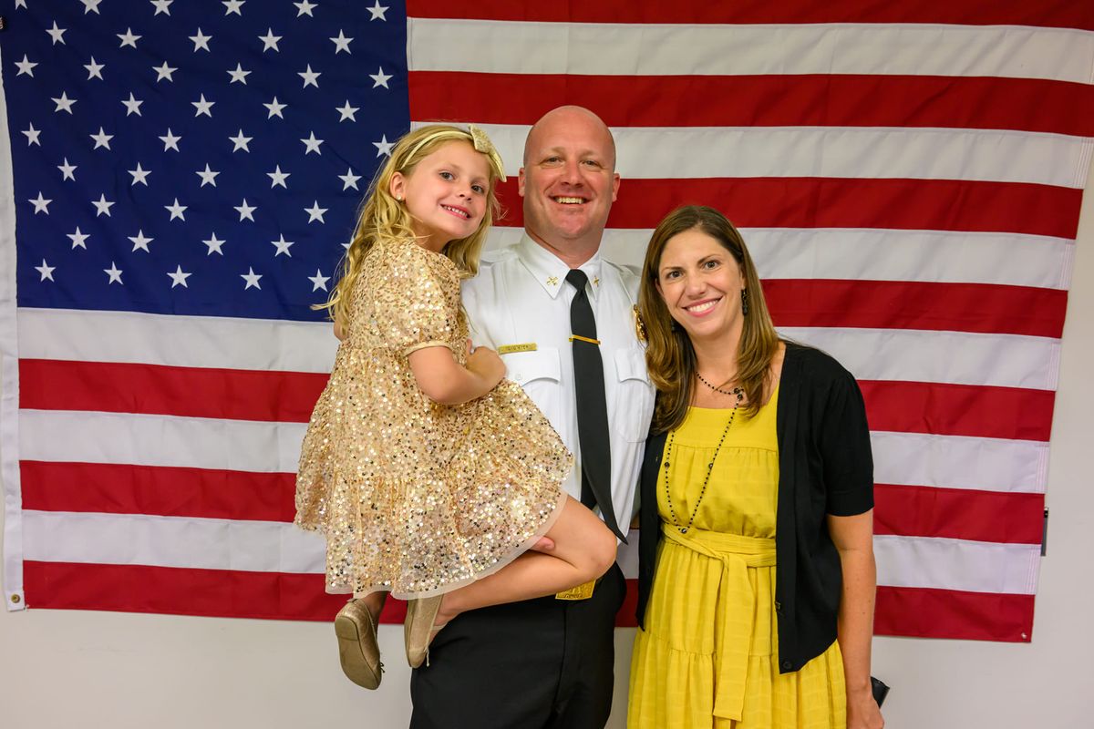 The Dewyer family — a Roswell first responder family supported by RFRF.