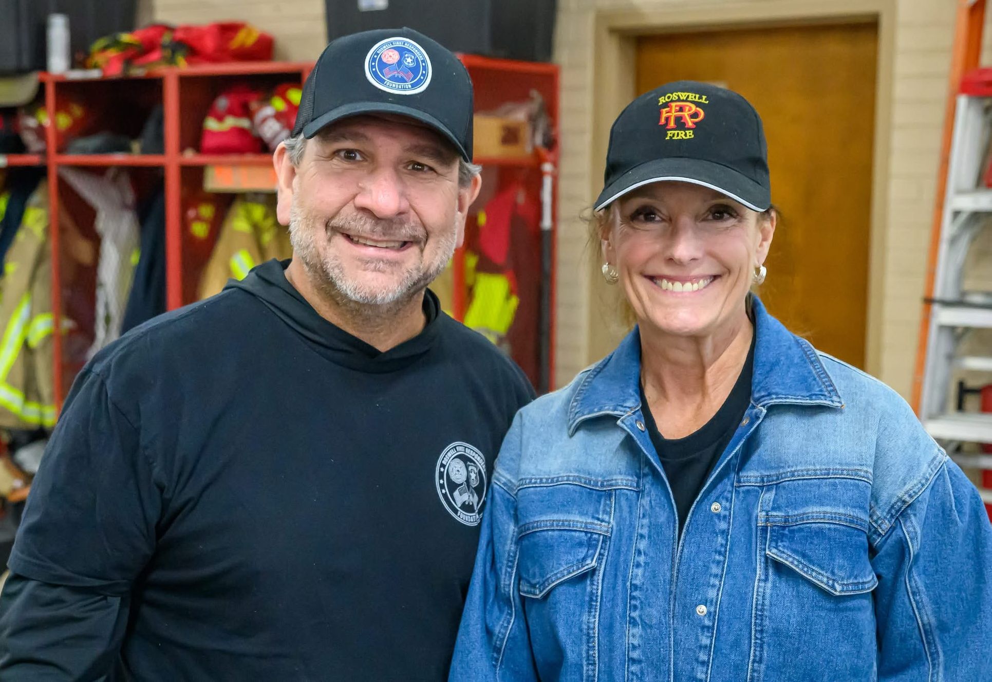 Michael and Roxie Hernandez, founders of the Roswell First Responders Foundation.