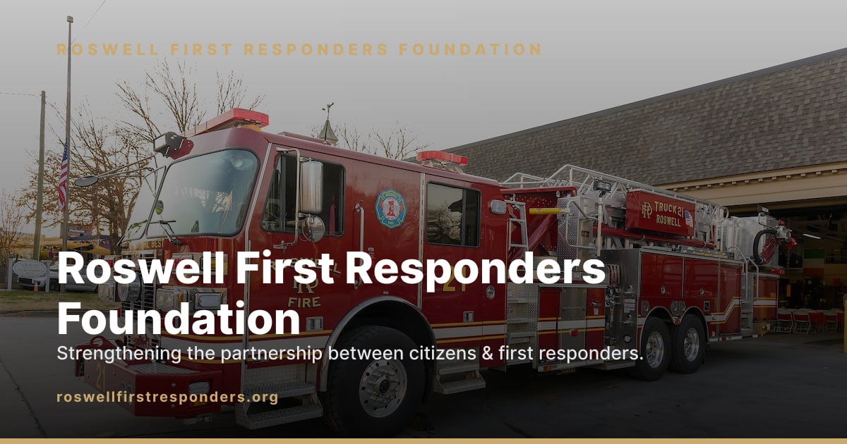 Roswell First Responders Foundation — Police, Fire & Rescue